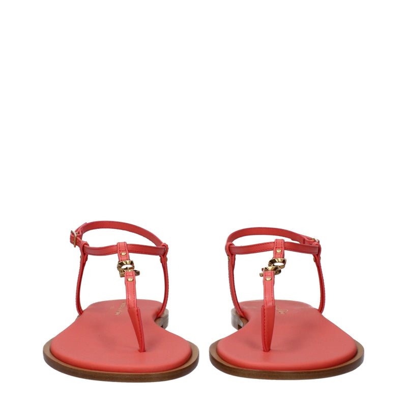 Sandales en cuir rose Christian Dior - Modèle Flip-Flop