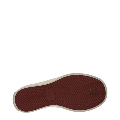 Marni witte leren lage sneakers