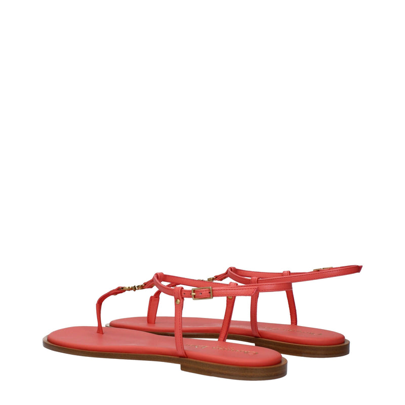 Sandales en cuir rose Christian Dior - Modèle Flip-Flop