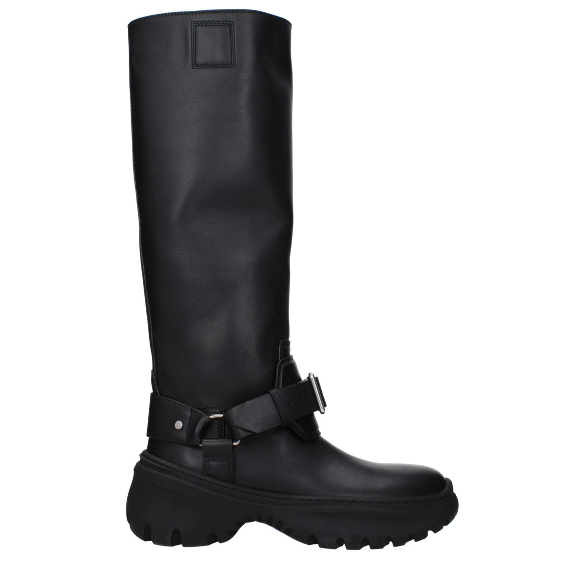 Burberry Black Leather Boots - Élégance et Polyvalence