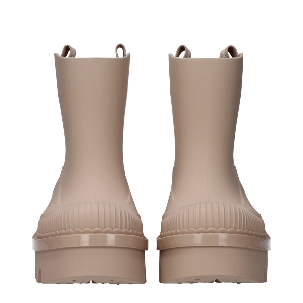 Chloé Pink Cotton Ankle Boots - Chic Footwear for Every Occasion