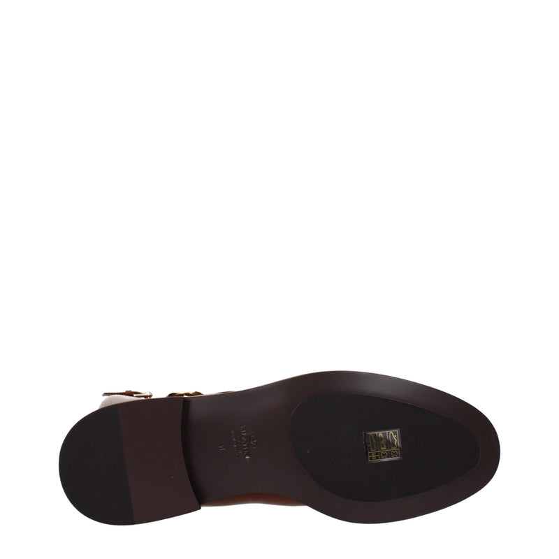 Valentino Garavani Brown Leather Boots - Elegant Casual Footwear