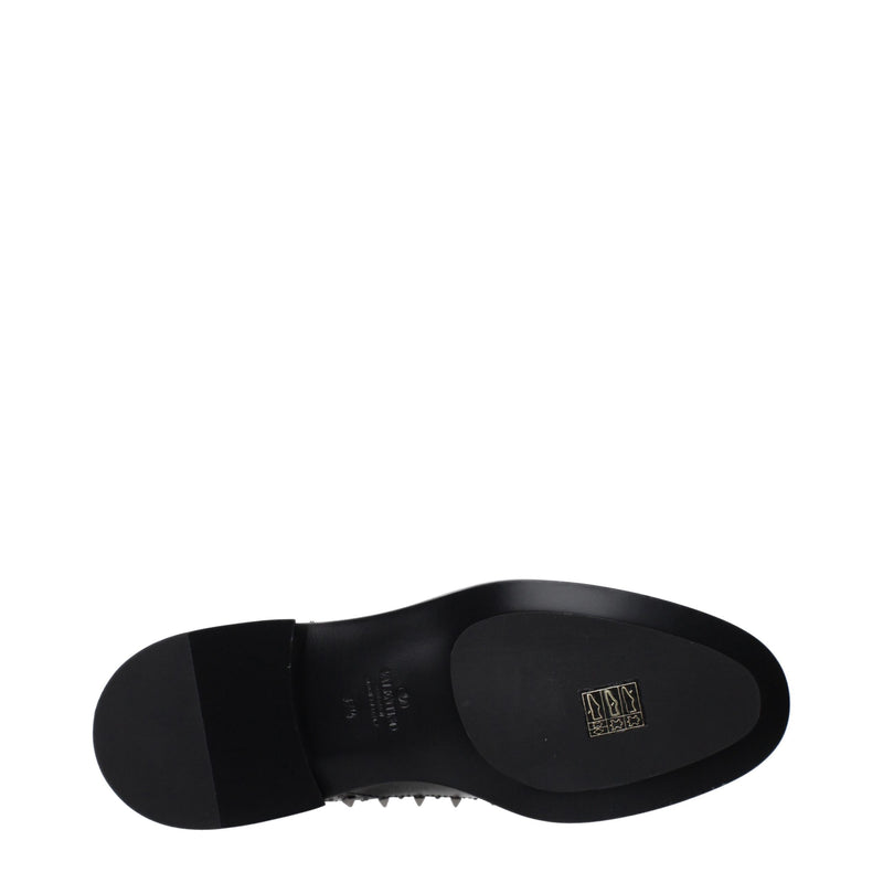 Valentino Garavani Oxfords et Derbies en Cuir Noir pour Femmes