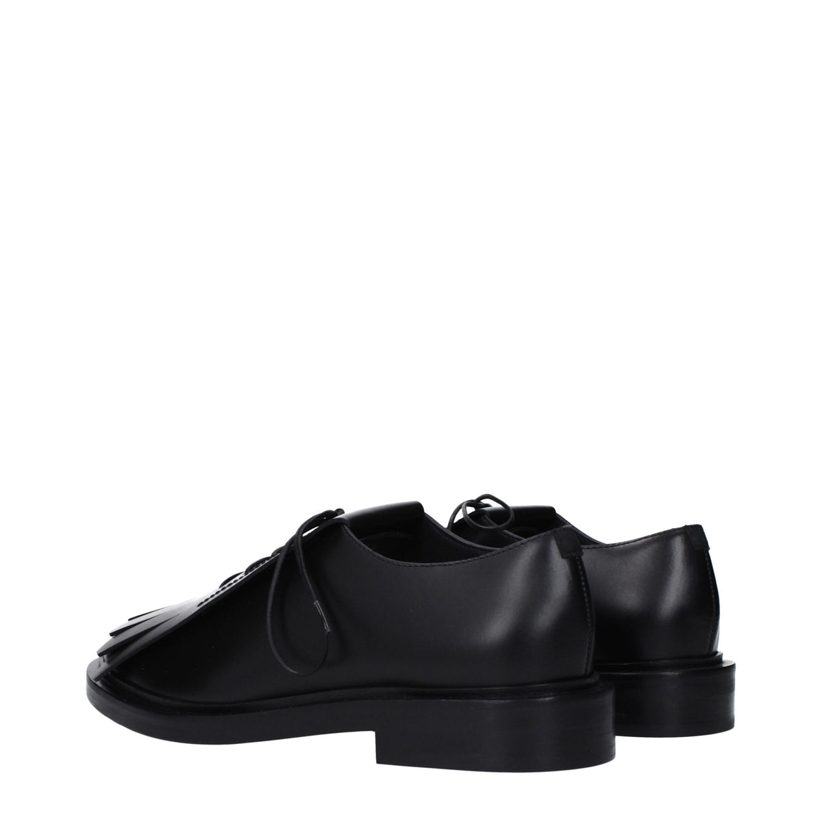 Max Mara Black Leather Oxfords and Derbies for Women