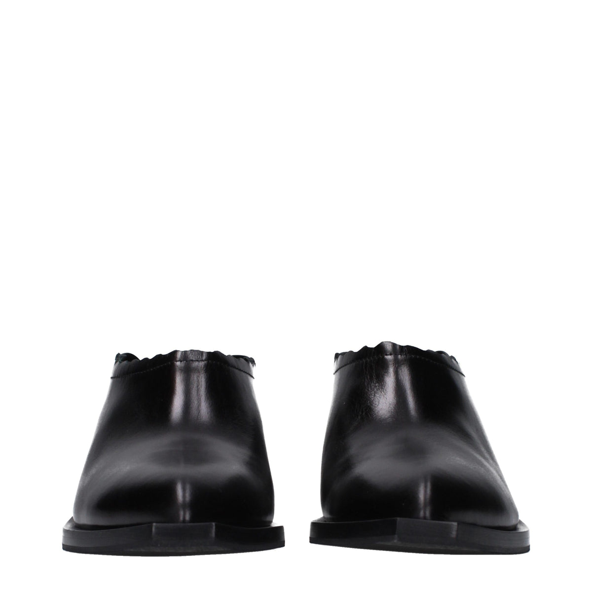Mules en cuir noir Moschino - Élégance et confort au quotidien