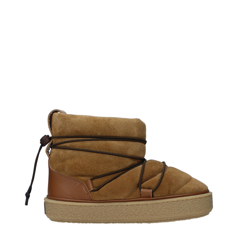 Isabel Marant Brown Leather Ankle Boots - Chic & Versatile