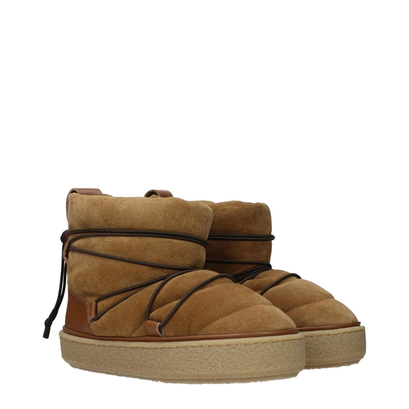 Isabel Marant Brown Leather Ankle Boots - Chic & Versatile