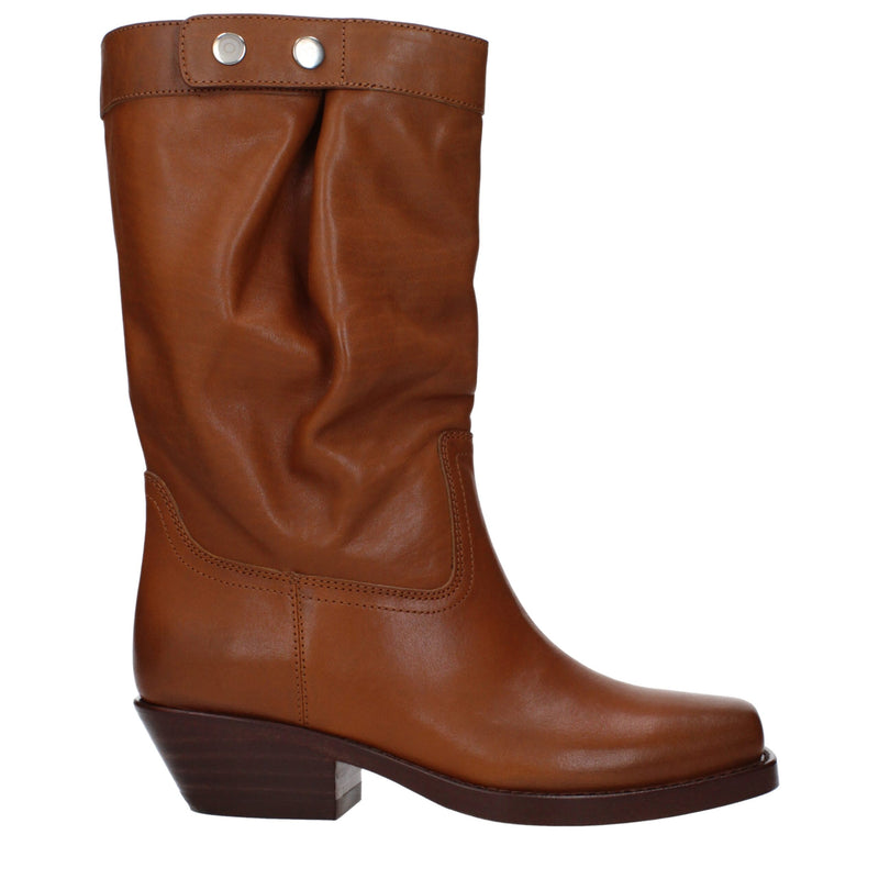 Isabel Marant Bottines en Cuir Marron - Élégance et Confort