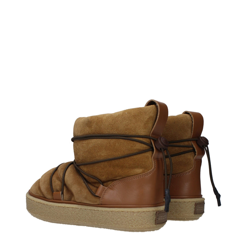 Isabel Marant Brown Leather Ankle Boots - Chic & Versatile
