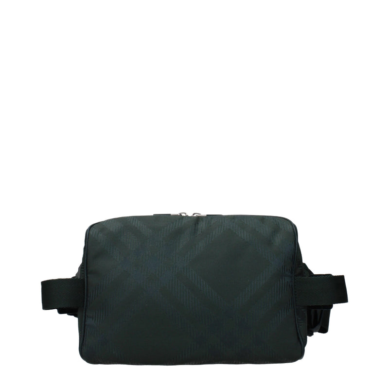 Burberry groene nylon rugzakken