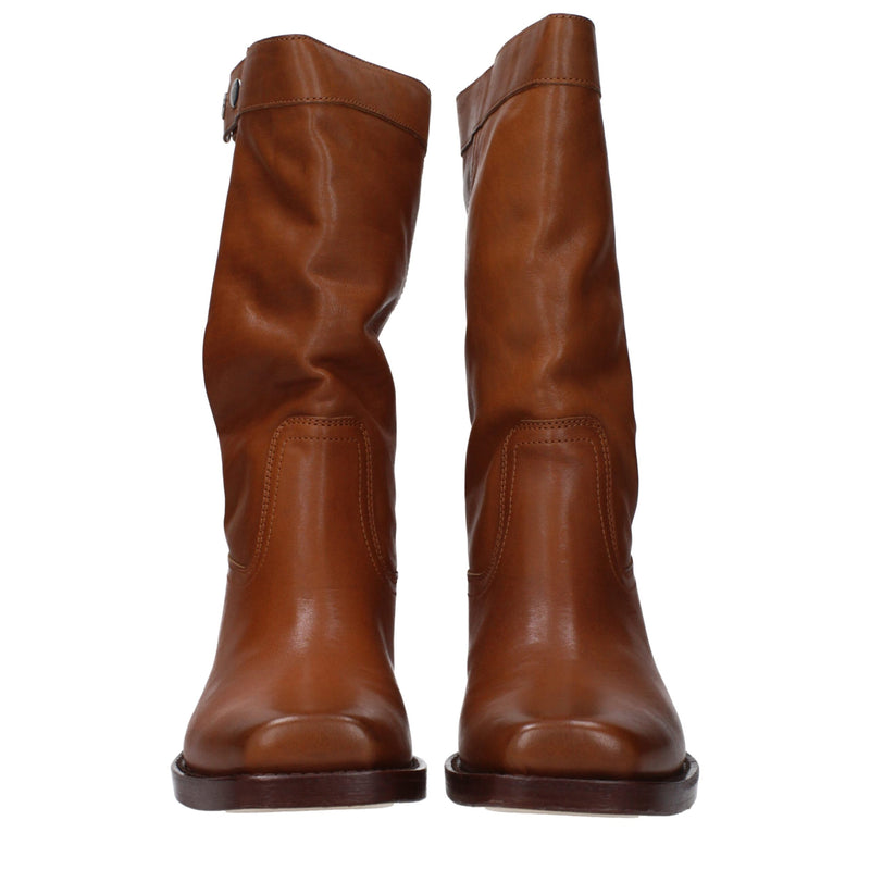 Isabel Marant Bottines en Cuir Marron - Élégance et Confort