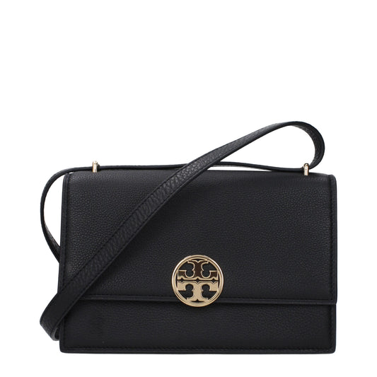 Sacs à bandoulière en cuir noir Tory Burch