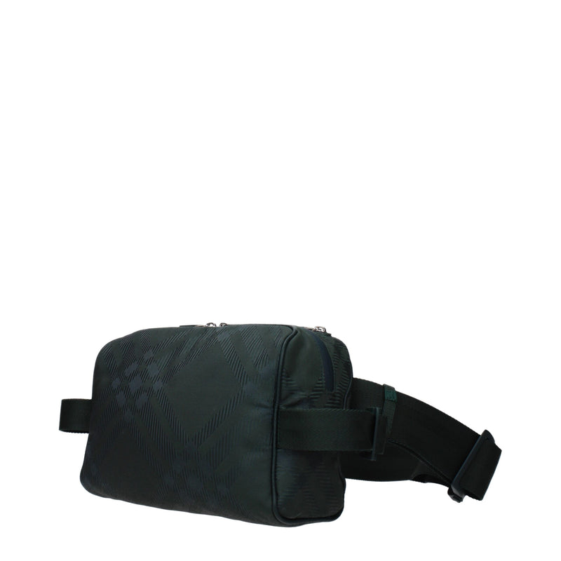 Burberry groene nylon rugzakken