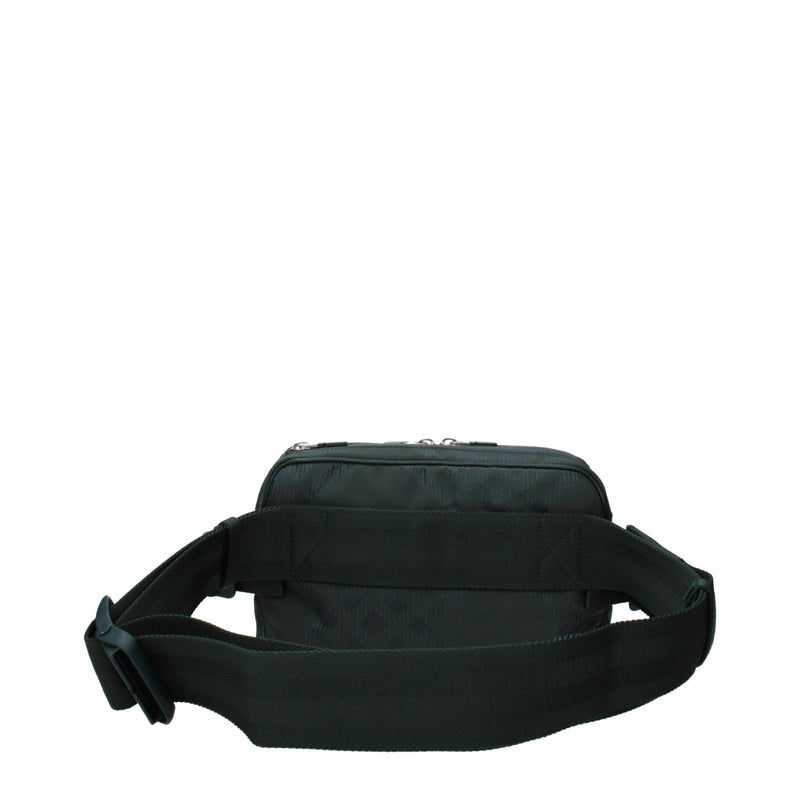 Burberry groene nylon rugzakken