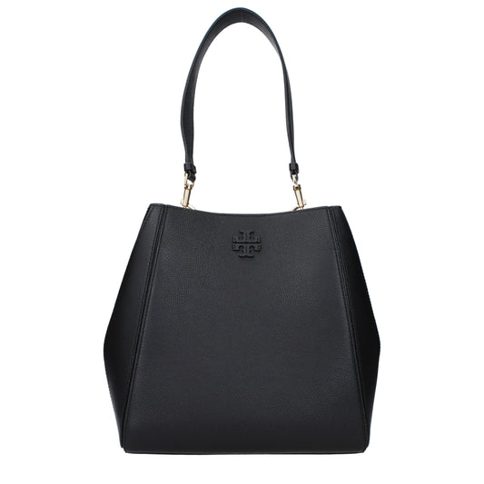 Sacs à bandoulière en cuir noir Tory Burch