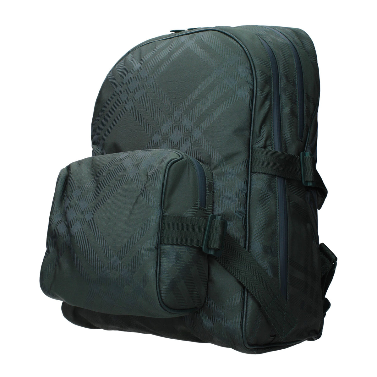 Sac à dos Burberry en tissu vert