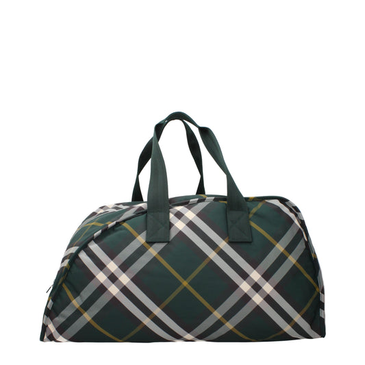 Bagages et articles de voyage en tissu vert Burberry
