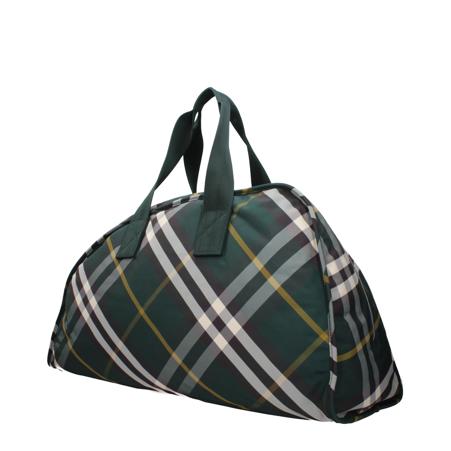Burberry groene stoffen koffers en reistassen