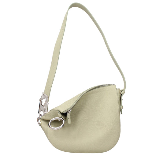 Sacs à bandoulière en cuir vert Burberry
