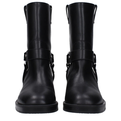 Stuart Weitzman zwarte leren enkellaarzen