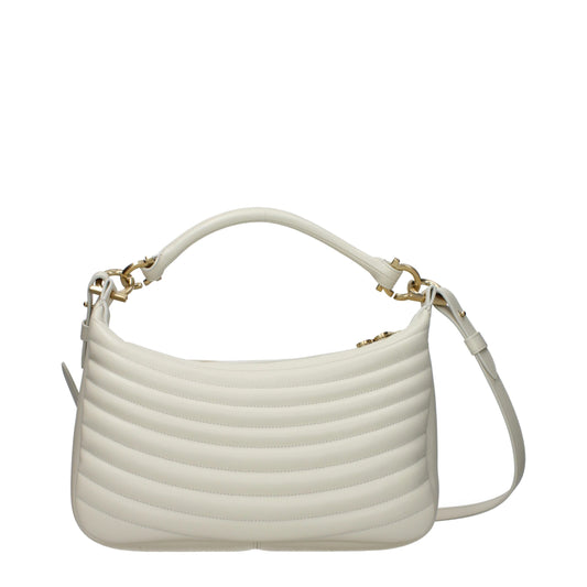 Sacs à main en cuir beige Salvatore Ferragamo