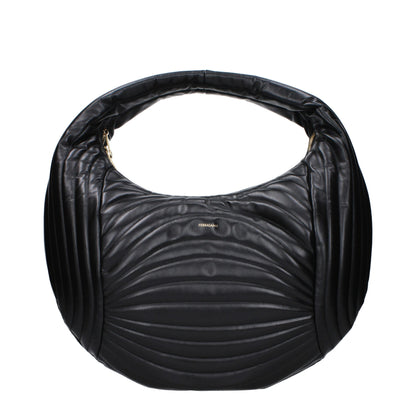 Sacs à main en cuir noir Salvatore Ferragamo