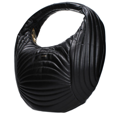 Sacs à main en cuir noir Salvatore Ferragamo