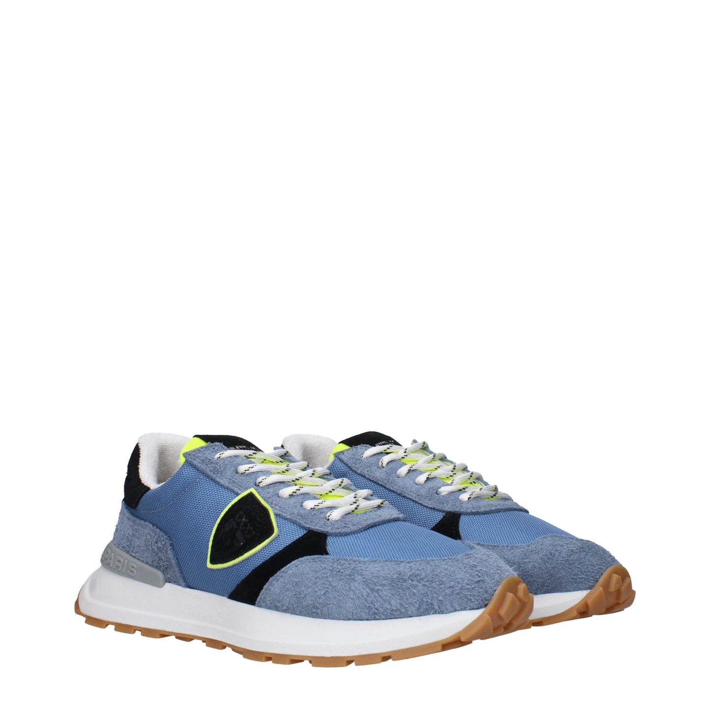 Sneakers de sport en tissu bleu de Philippe Model