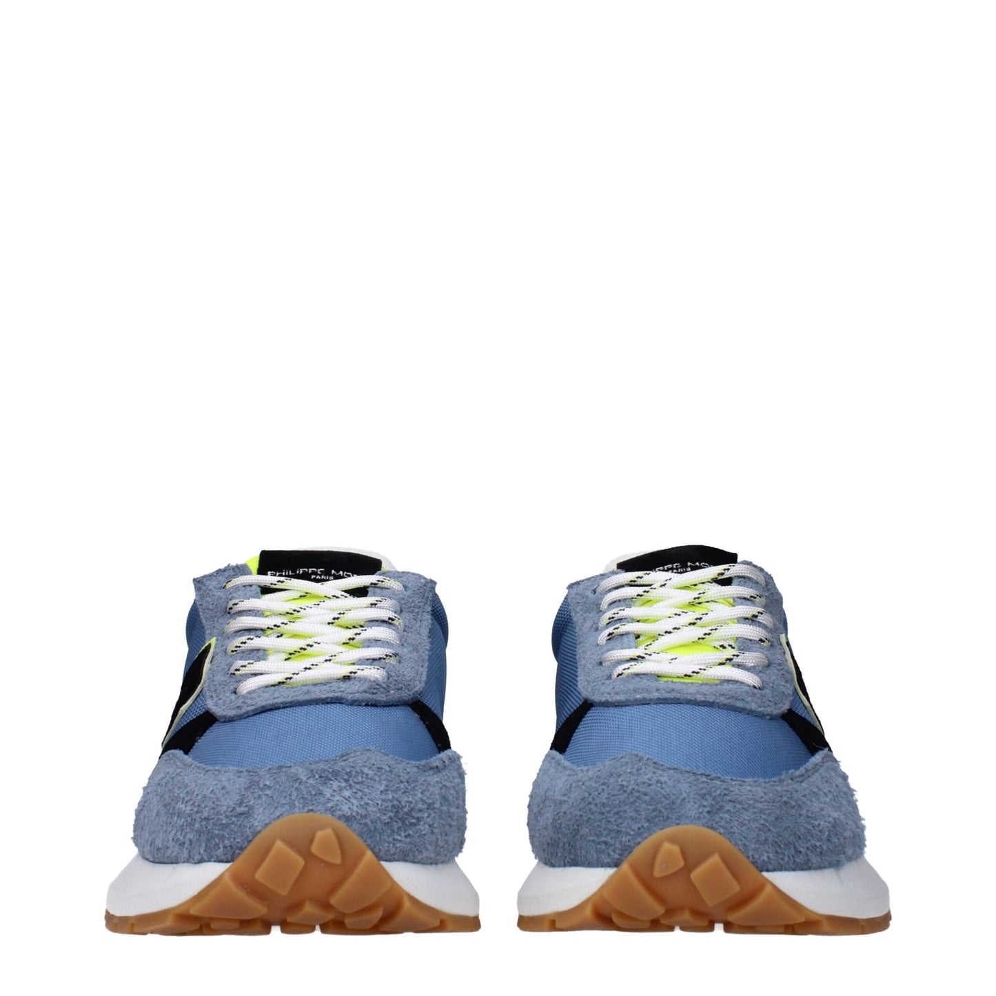 Sneakers de sport en tissu bleu de Philippe Model