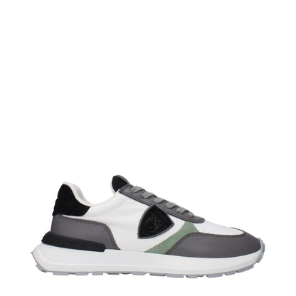 Sneakers de sport en tissu blanc de Philippe Model