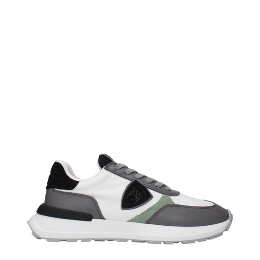 Sneakers de sport en tissu blanc de Philippe Model