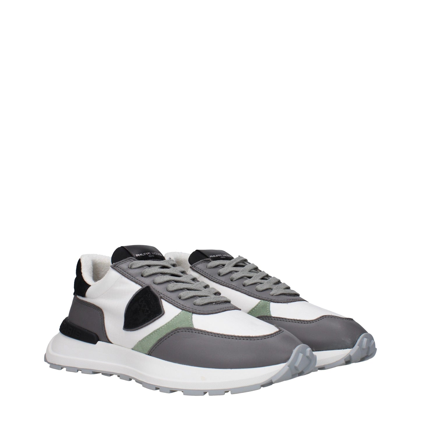 Sneakers de sport en tissu blanc de Philippe Model