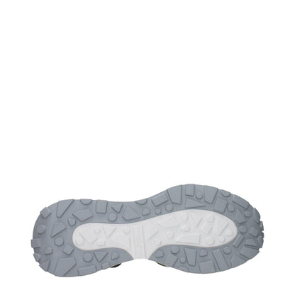 Baskets basses blanches en tissu de Philippe Model