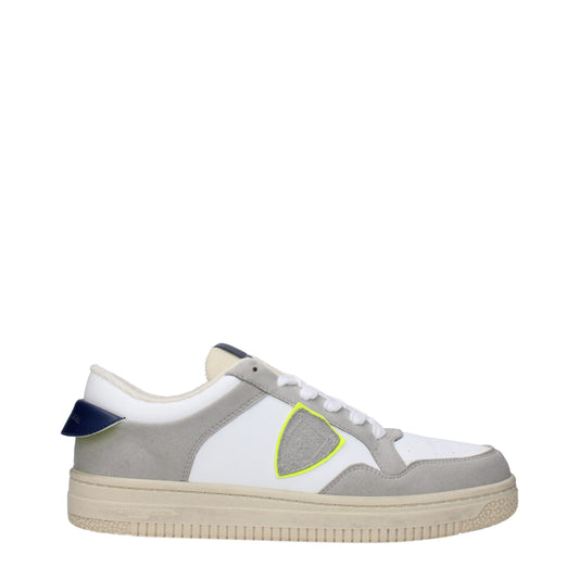 Sneakers en cuir blanc Philippe Model