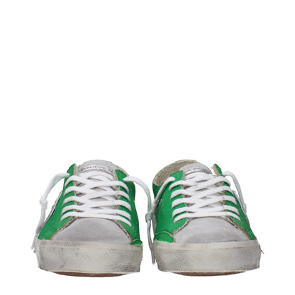 Baskets basses en cuir vert de Philippe Model