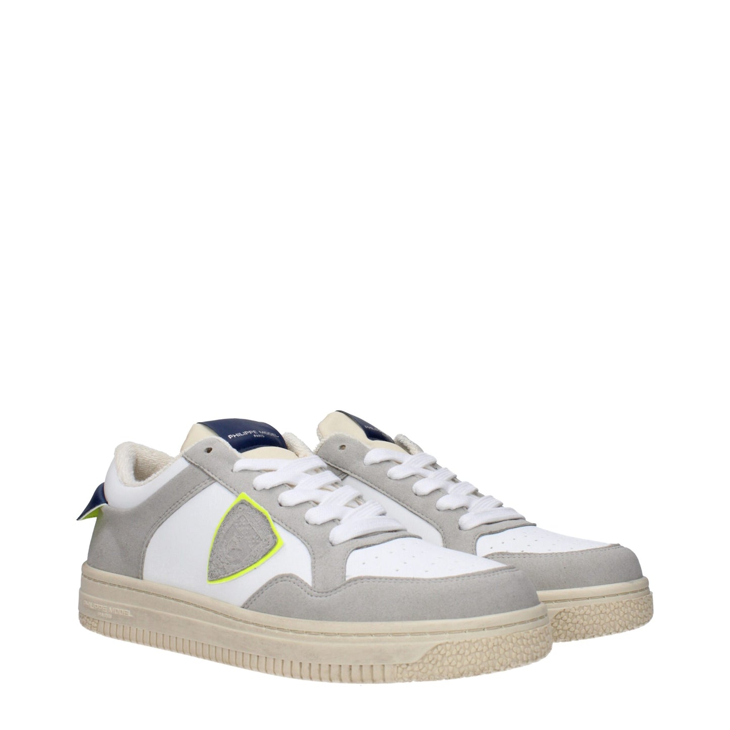 Sneakers en cuir blanc Philippe Model