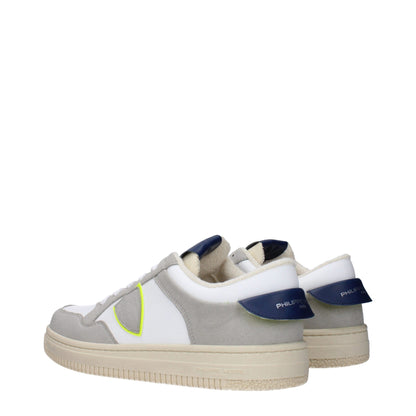 Sneakers en cuir blanc Philippe Model