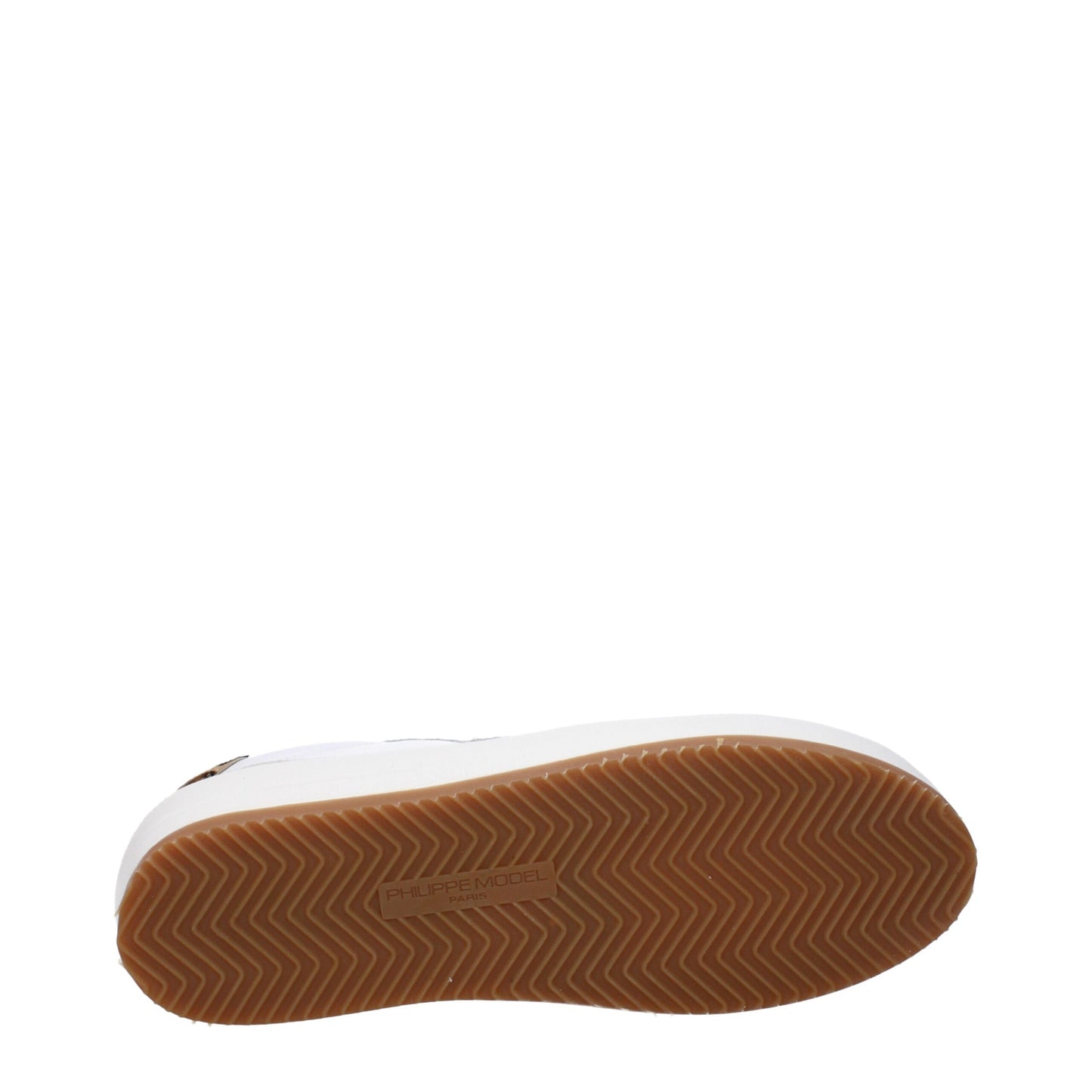 Baskets basses en cuir blanc Philippe Model