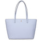 Sacs à bandoulière en cuir bleu clair Tory Burch