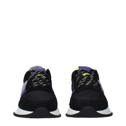 Philippe Model zwarte stoffen sportsneakers
