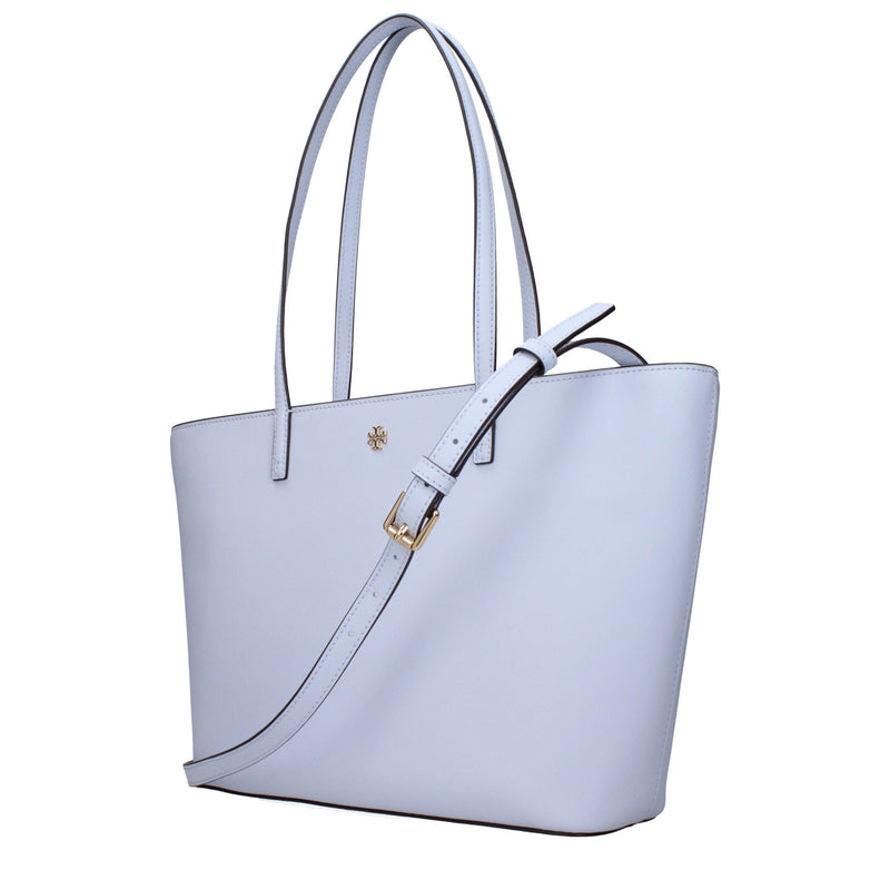 Tory Burch Light Blue Leather Shoulder Bag - Élégance et Polyvalence