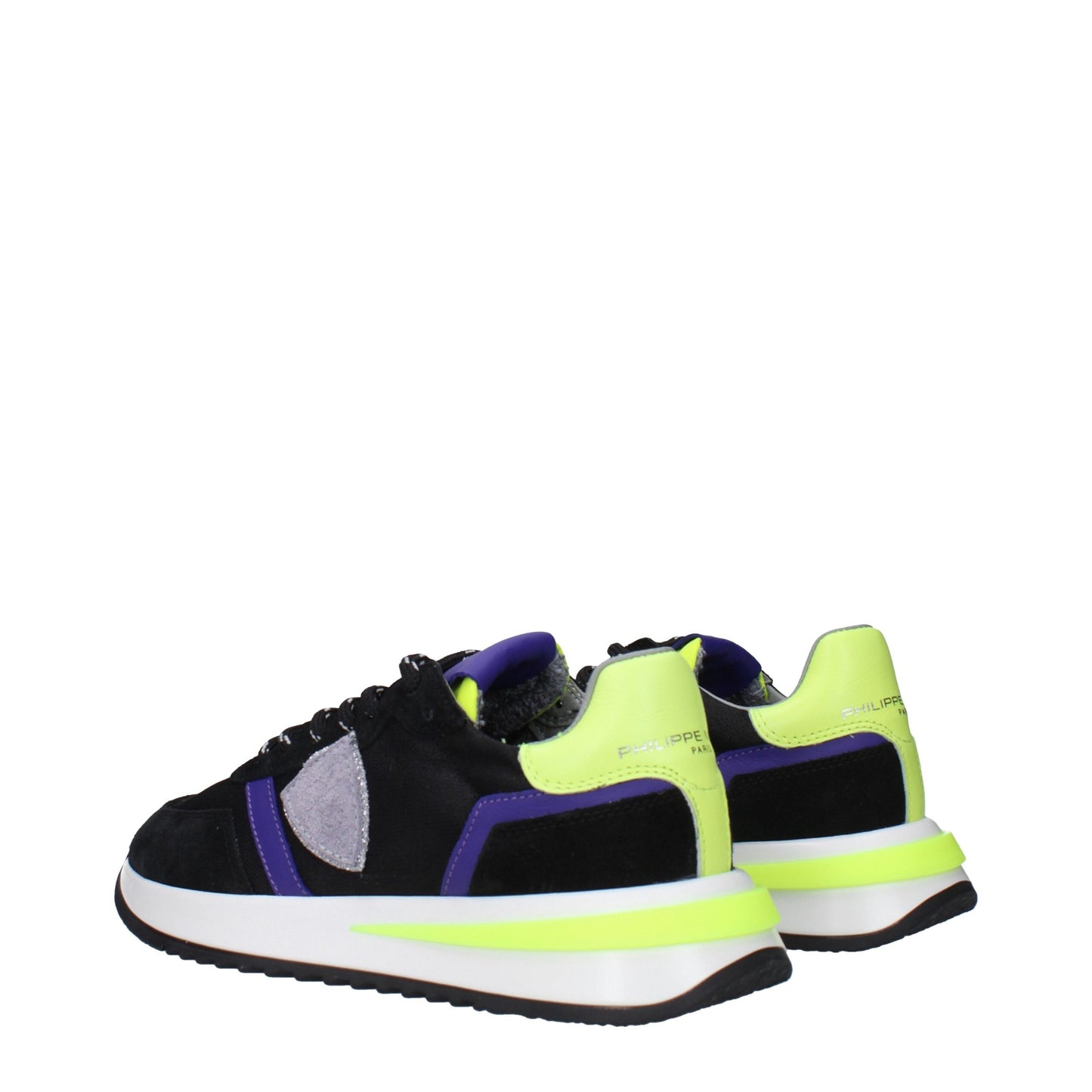 Philippe Model zwarte stoffen sportsneakers
