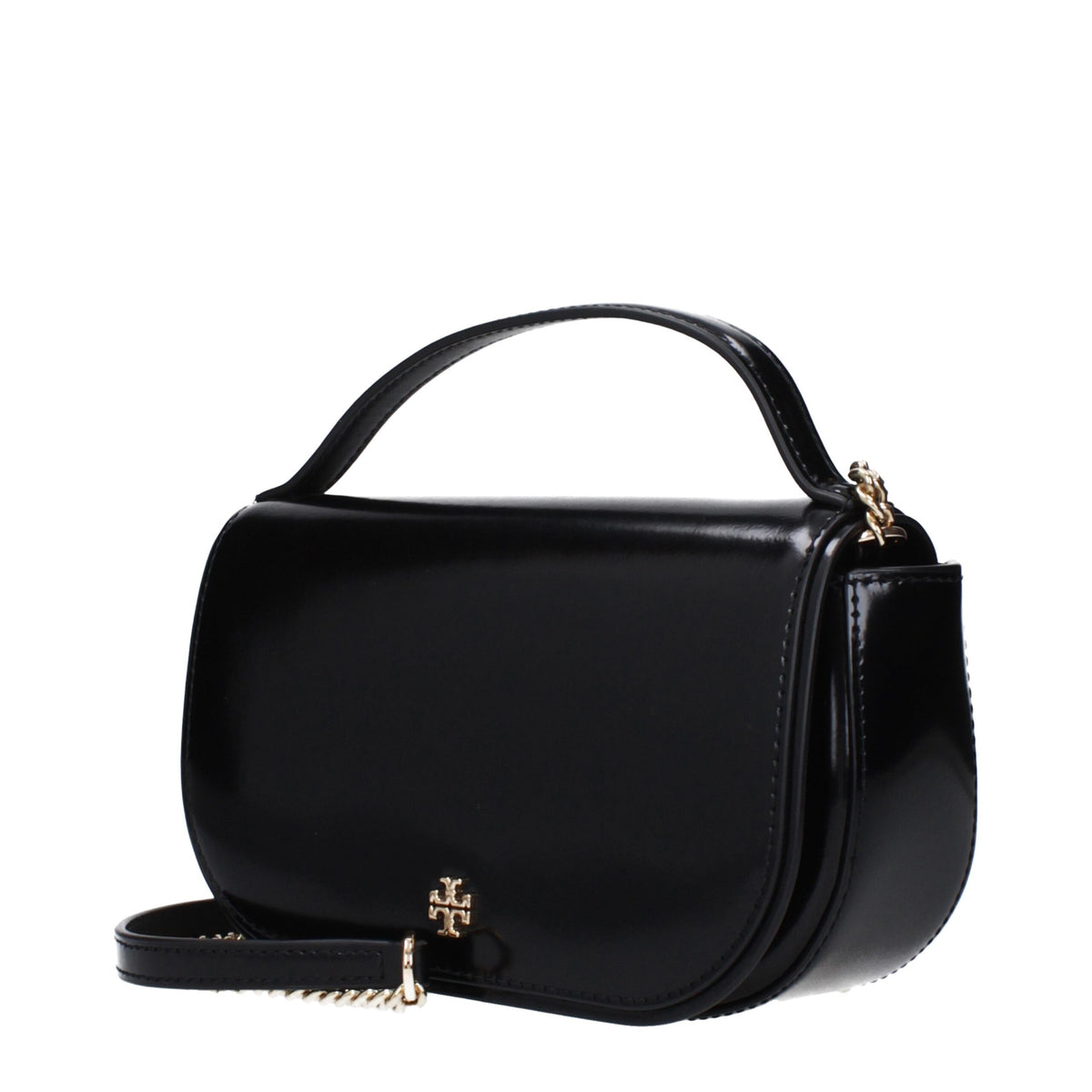 Tory Burch Black Leather Handbag - Élégance et Polyvalence