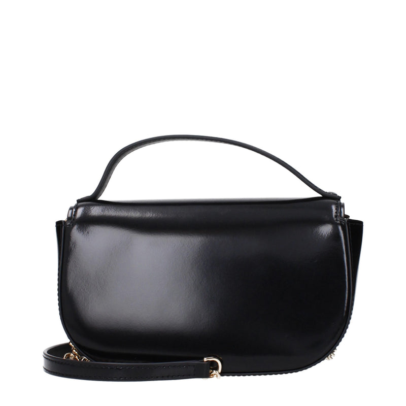 Tory Burch Black Leather Handbag - Élégance et Polyvalence