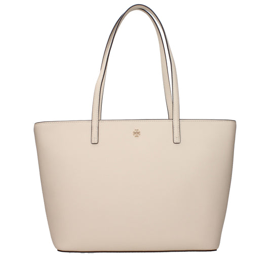 Sacs à bandoulière en cuir beige Tory Burch