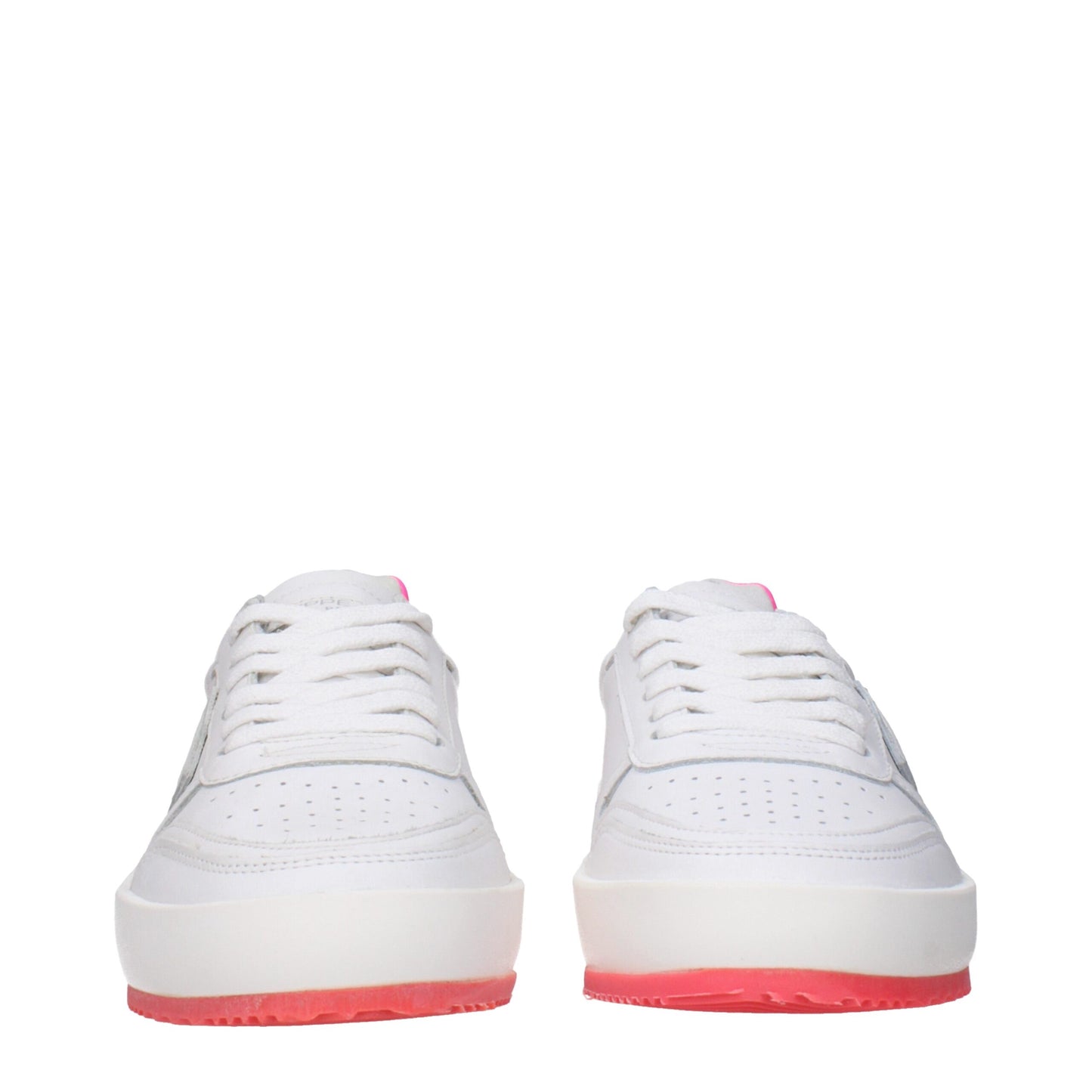 Philippe Model witte leren sneakers