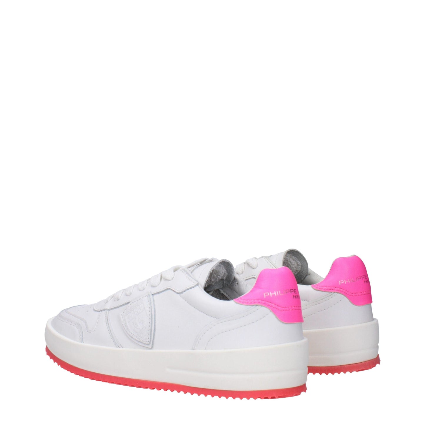 Philippe Model witte leren sneakers