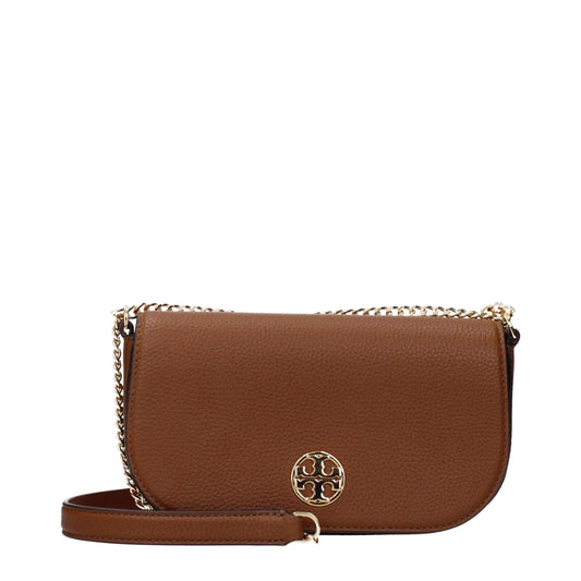 Sacs à bandoulière en cuir marron de Tory Burch