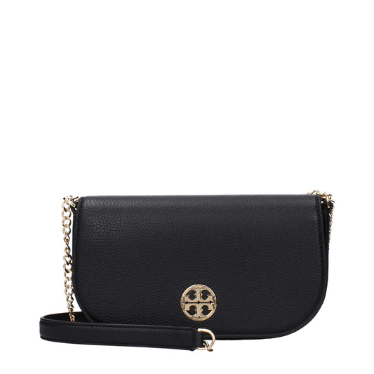 Sacs à bandoulière en cuir noir Tory Burch