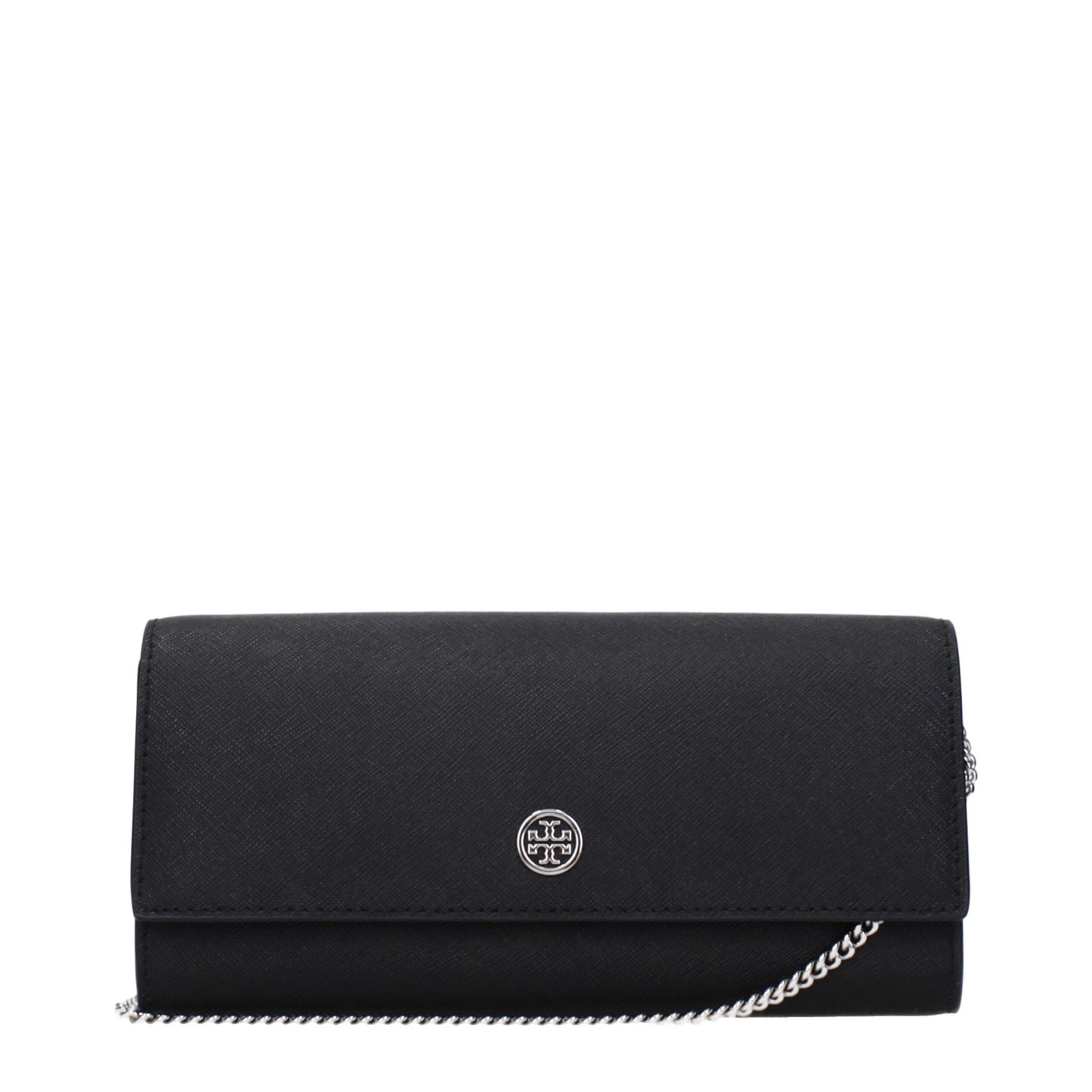 Pochettes en cuir noir Tory Burch